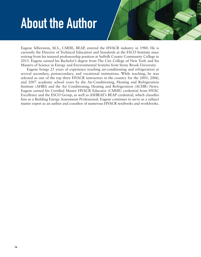 Print Reading for HVACR, 1st Edition page iv