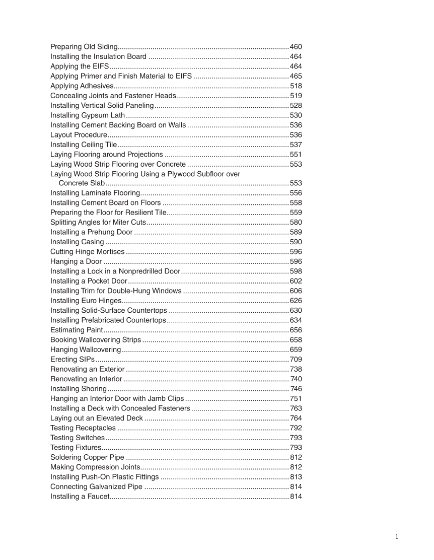 Modern Carpentry 13e, Textbook page 1