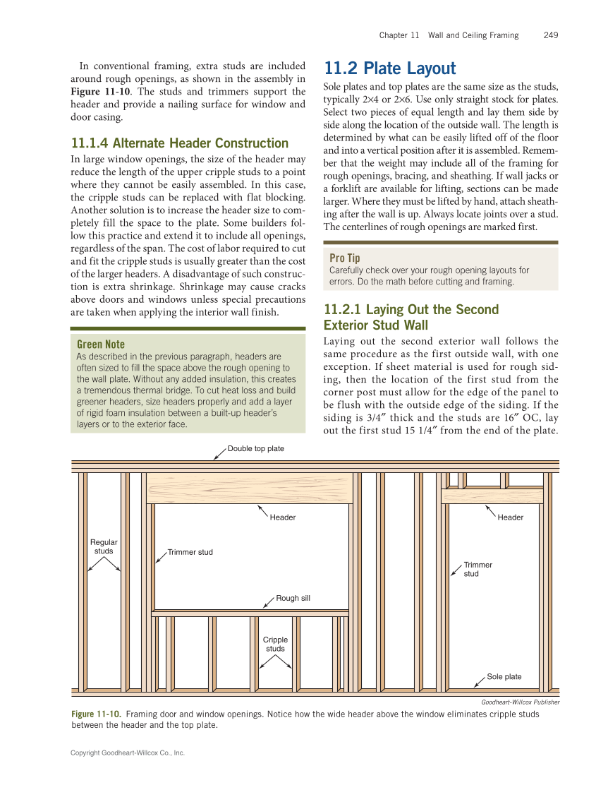 Modern Carpentry 13e, Textbook page 249