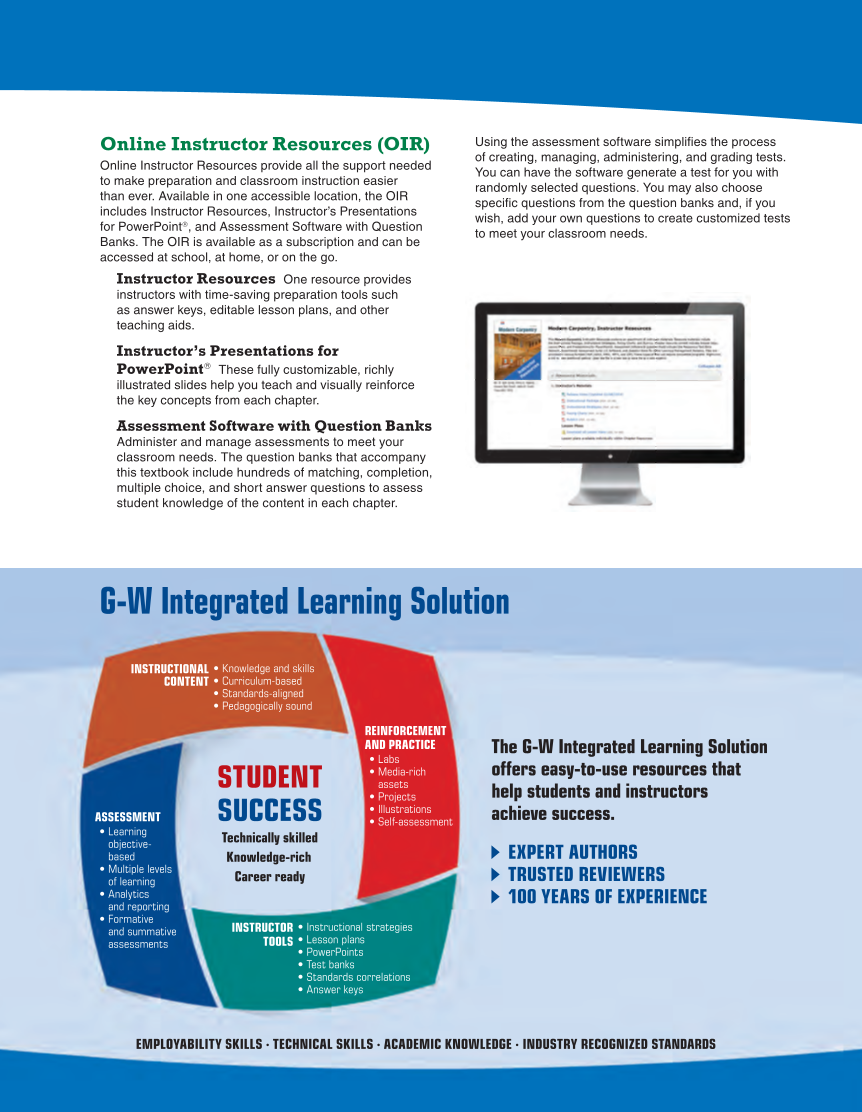 Modern Carpentry 13e, Textbook page ix