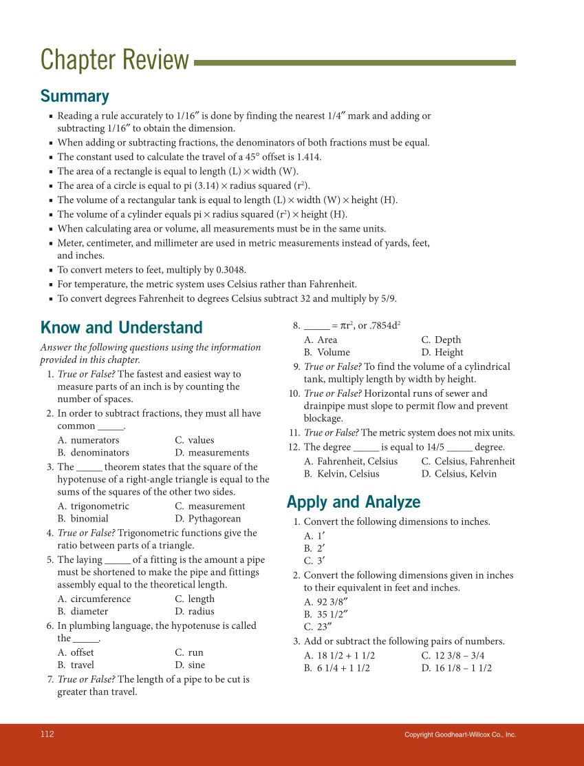 Modern Plumbing 9e page 112