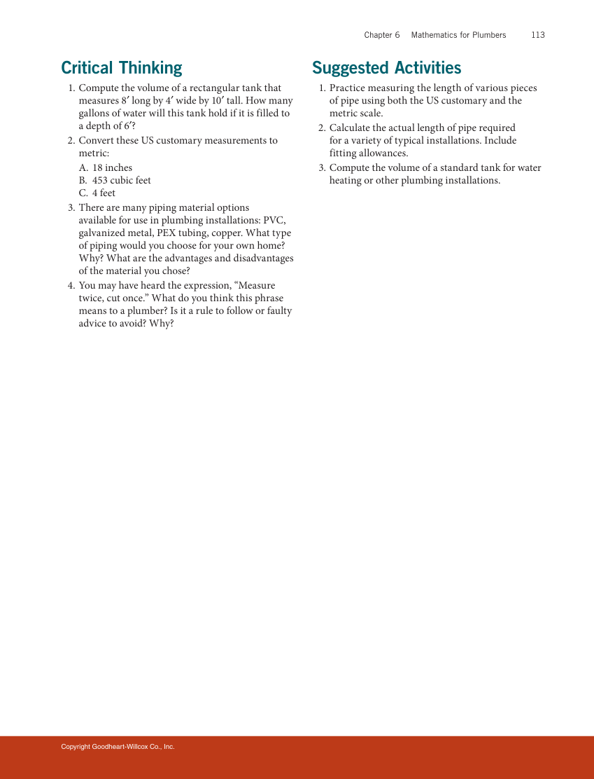 Modern Plumbing 9e page 113