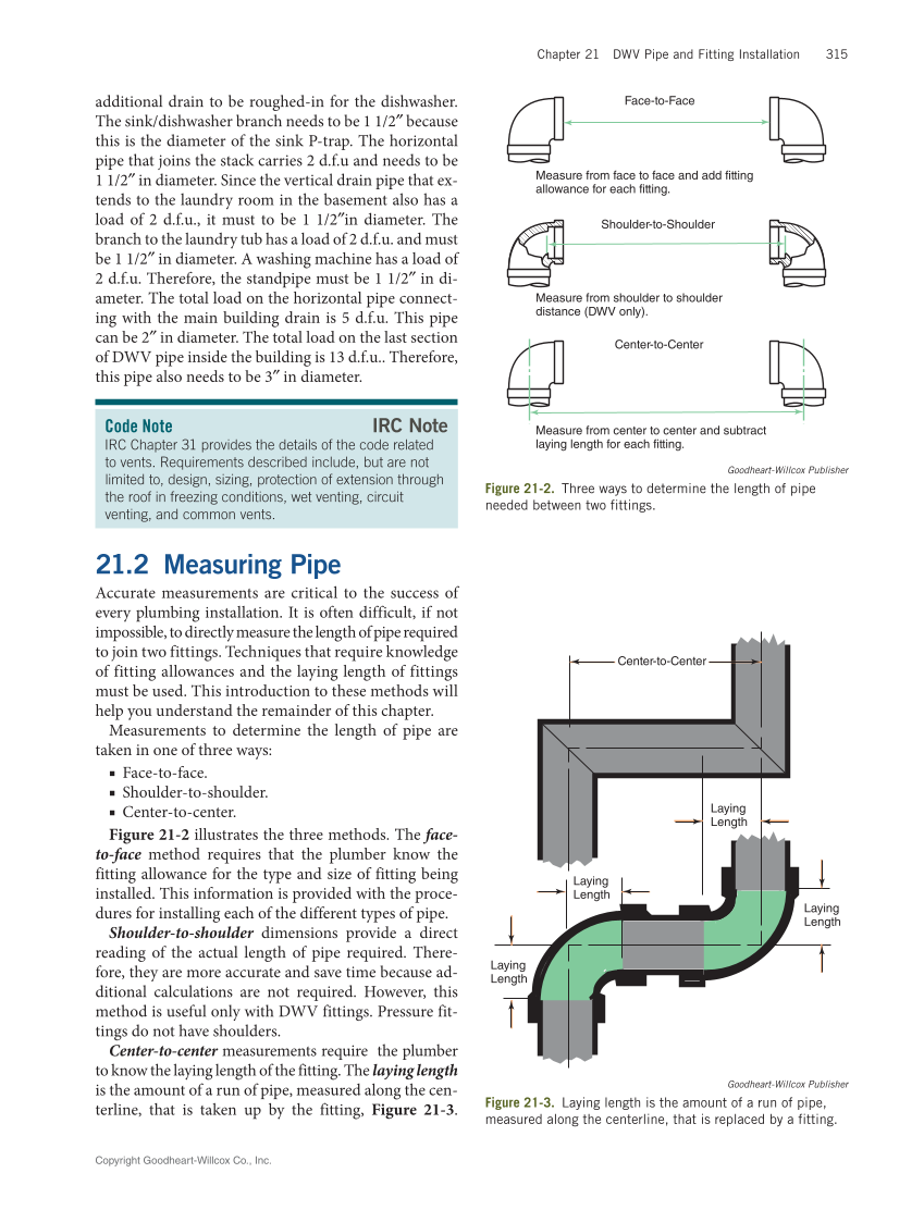 Modern Plumbing 9e page 315