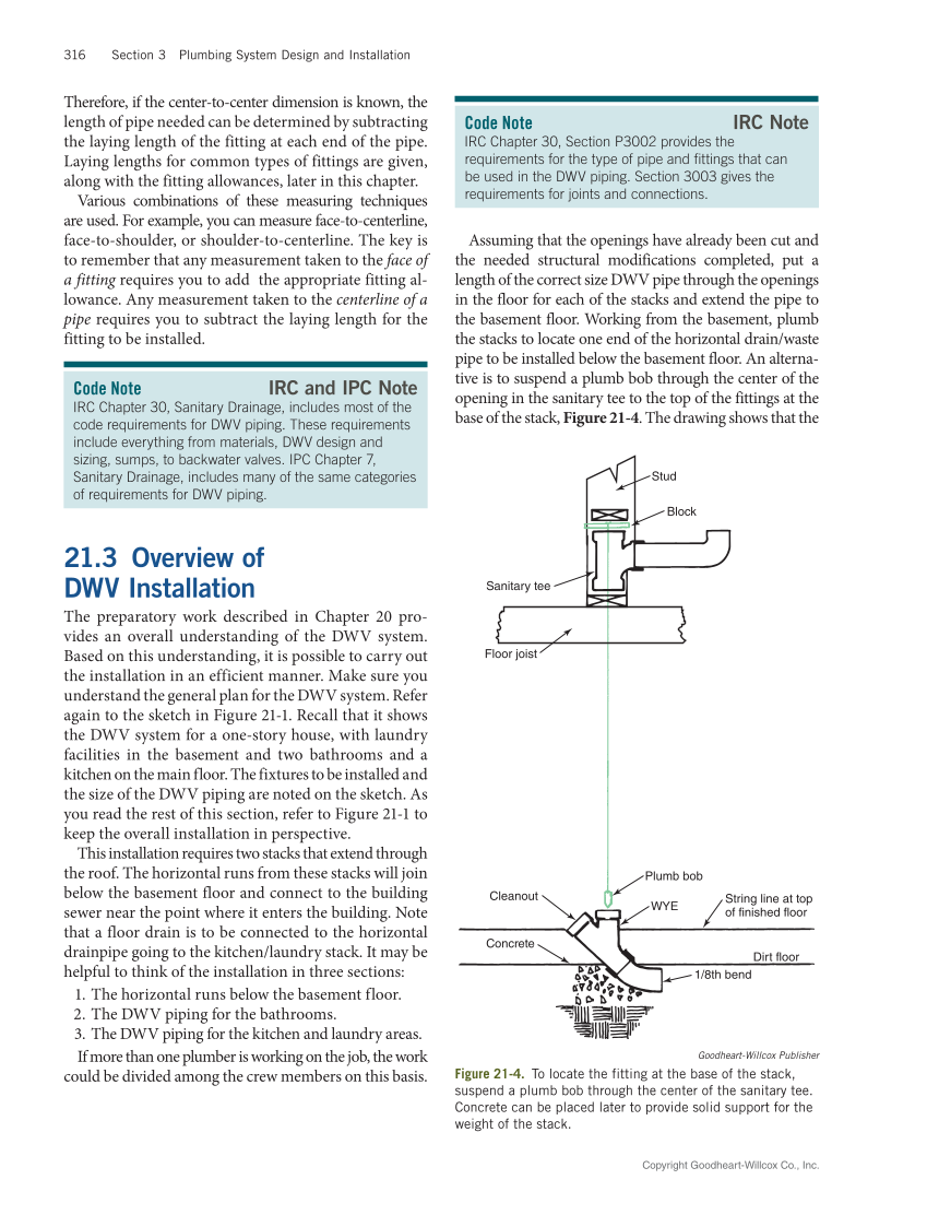 Modern Plumbing 9e page 316