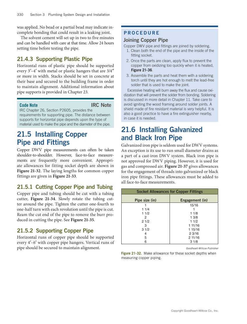 Modern Plumbing 9e page 330