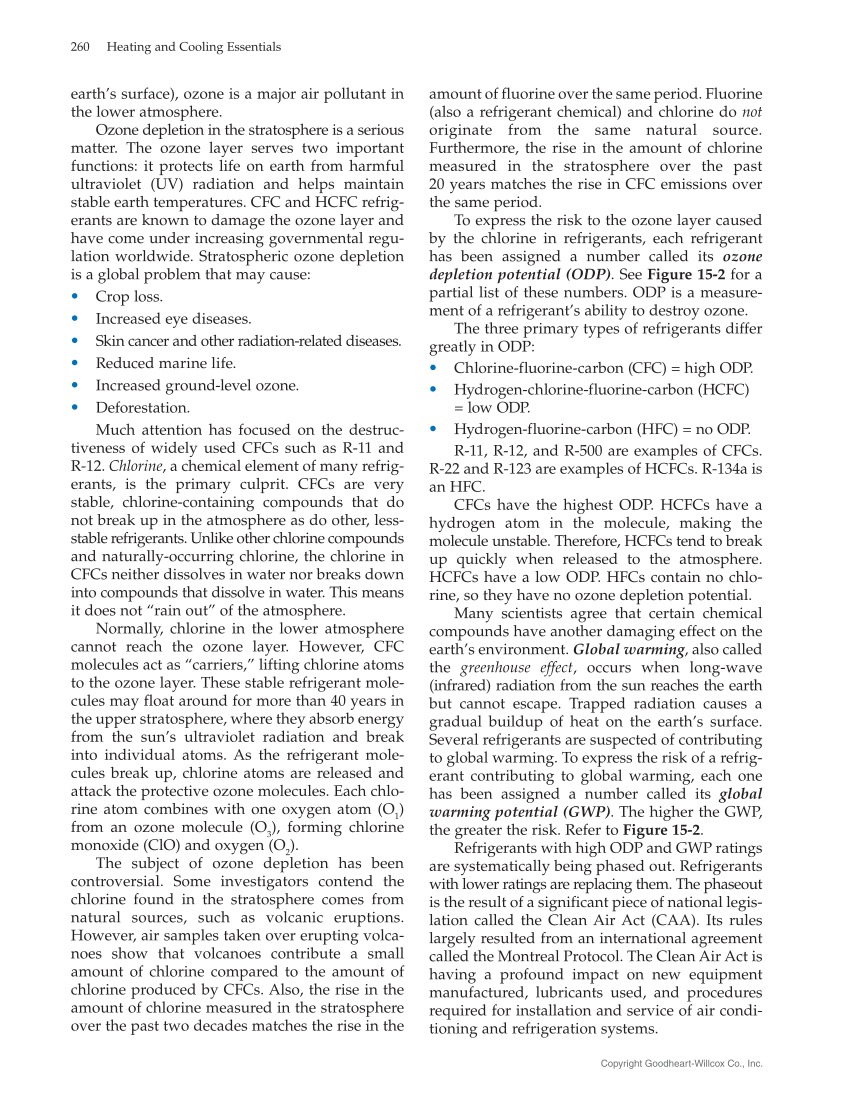 Heating and Cooling Essentials 5e, Textbook page 260