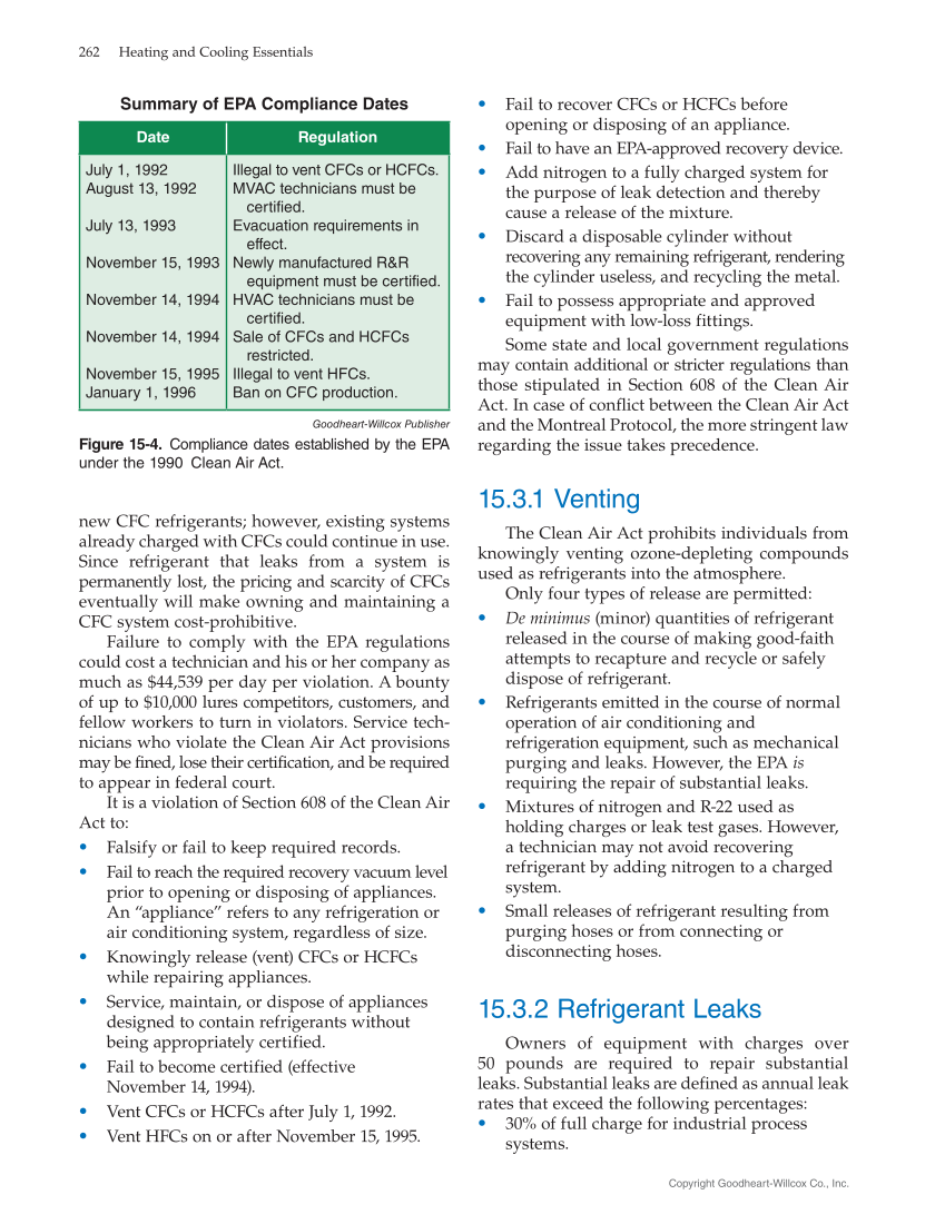 Heating and Cooling Essentials 5e, Textbook page 262