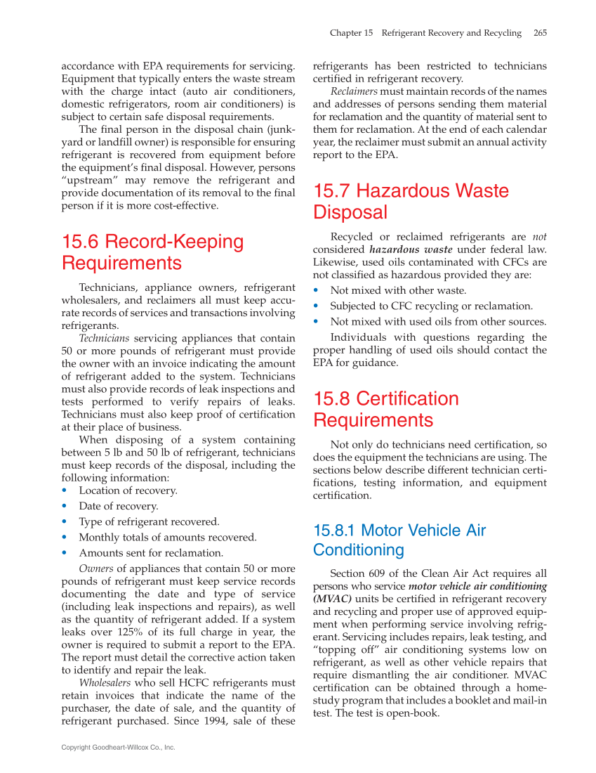 Heating and Cooling Essentials 5e, Textbook page 265