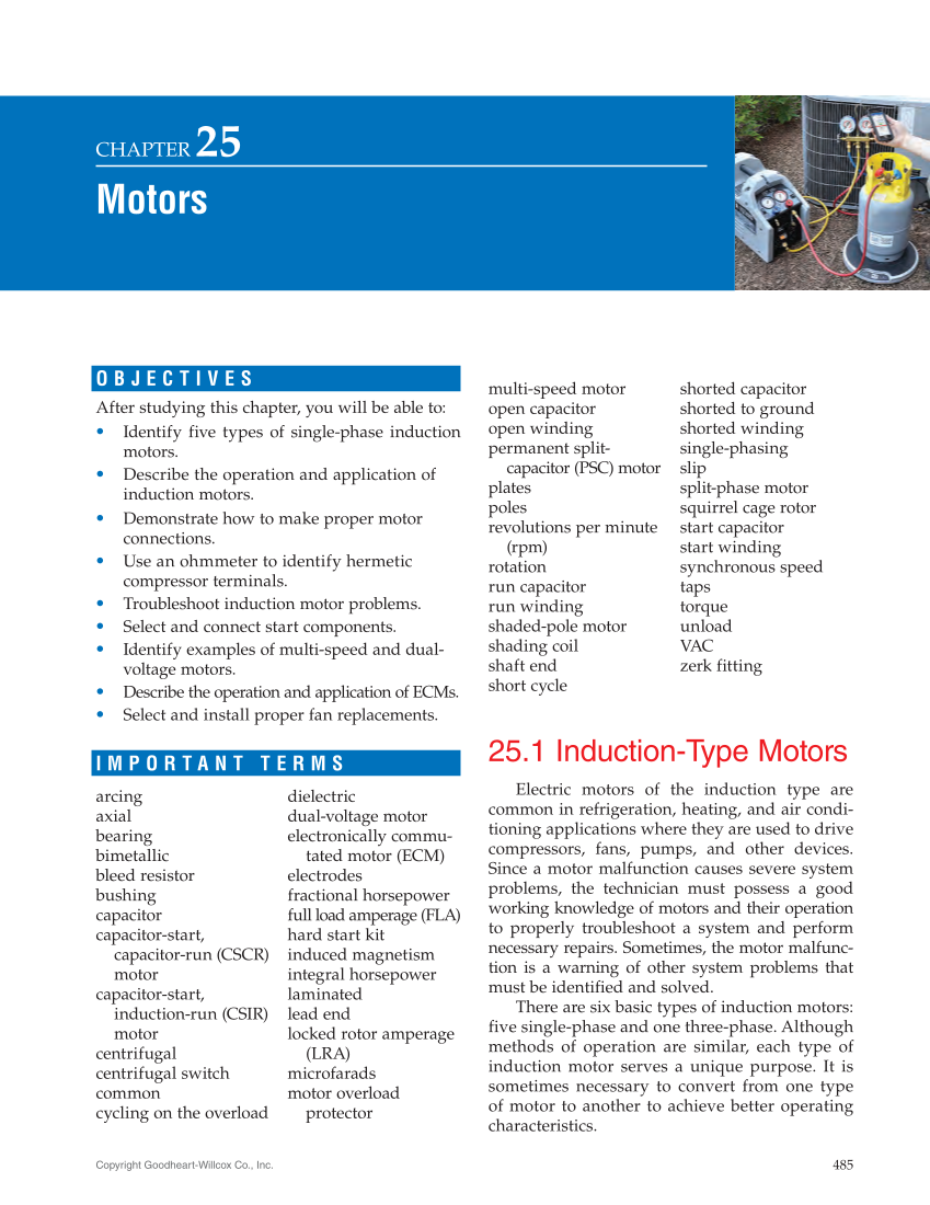 Heating and Cooling Essentials 5e, Textbook page 485