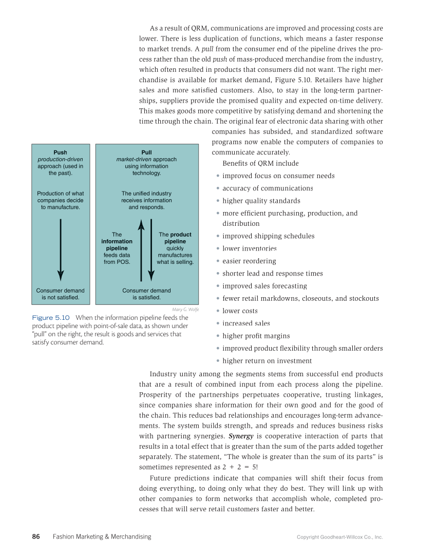 Fashion Marketing & Merchandising, 5th Edition page 86