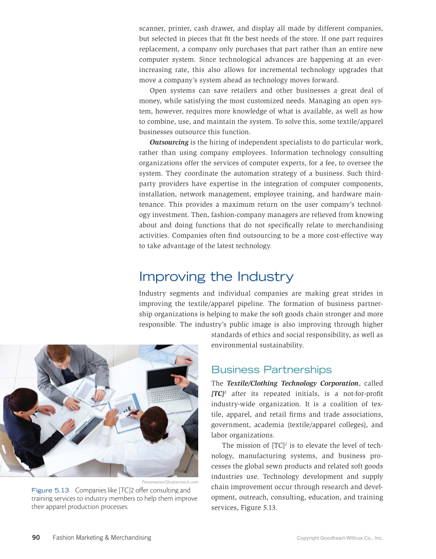 Fashion Marketing & Merchandising, 5th Edition page 90