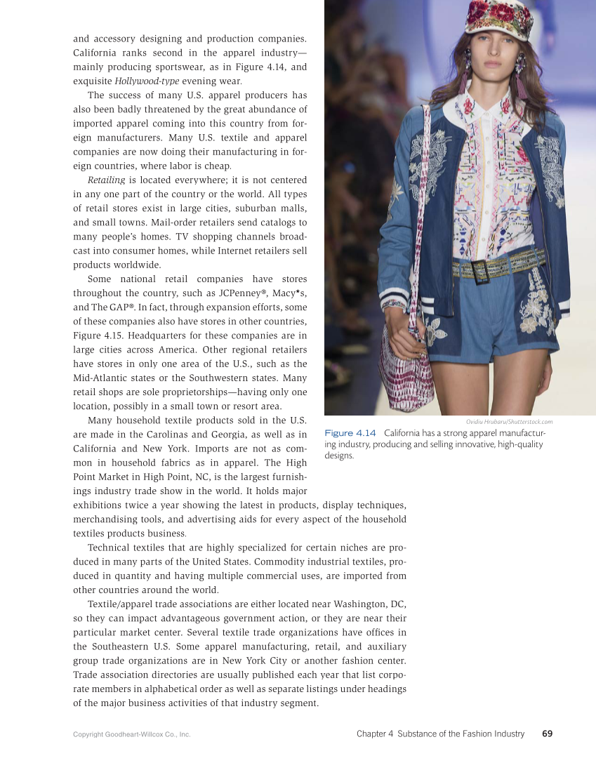 Fashion Marketing & Merchandising, 5th Edition page 69