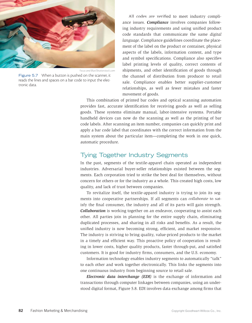 Fashion Marketing & Merchandising, 5th Edition page 82