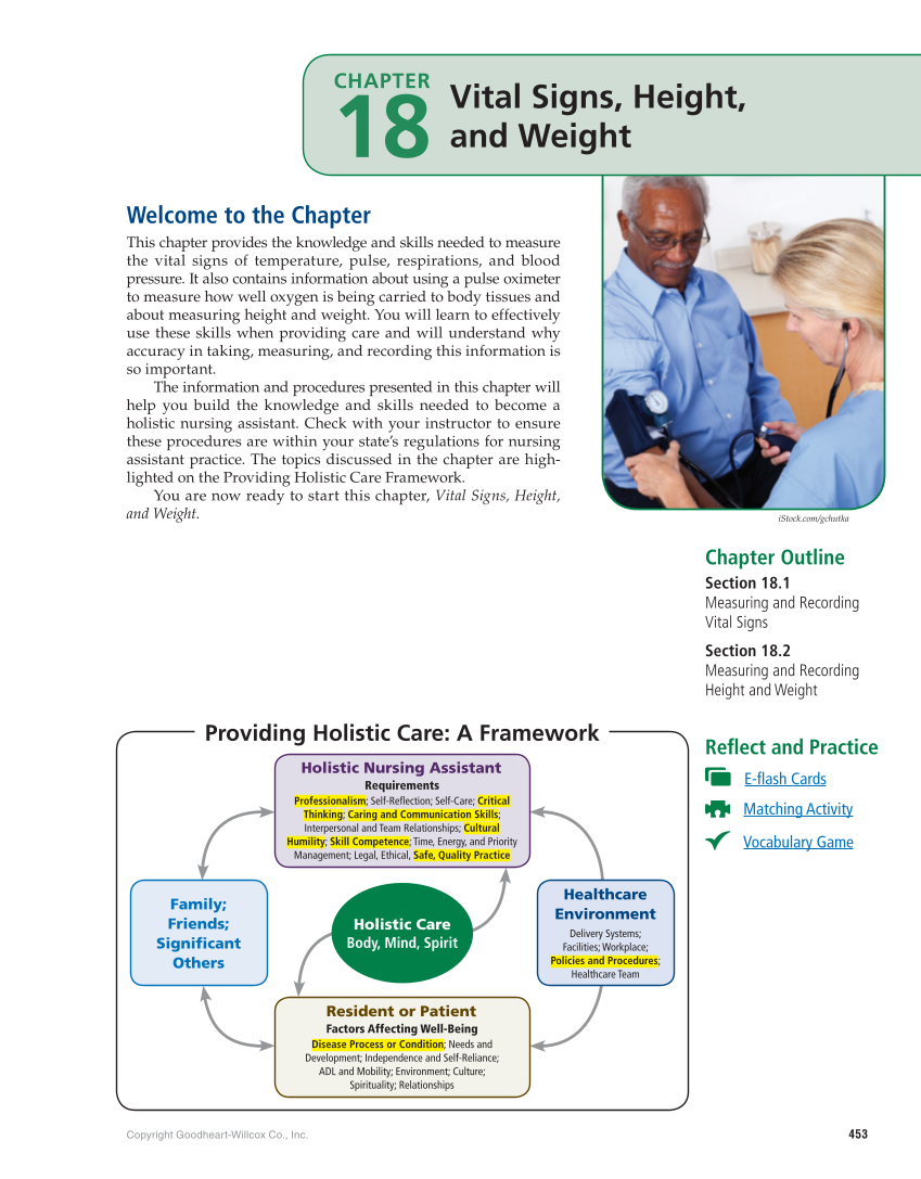 The Nursing Assistant: Essentials of Holistic Care, 1st Edition page 453