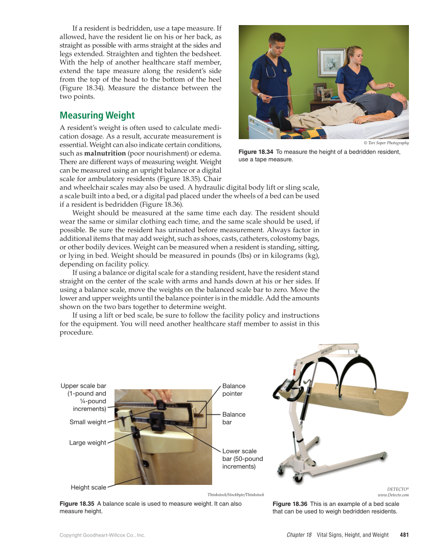 The Nursing Assistant: Essentials of Holistic Care, 1st Edition page 481