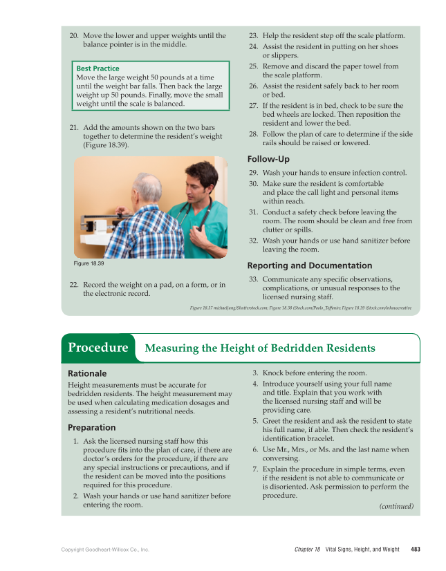 The Nursing Assistant: Essentials of Holistic Care, 1st Edition page 483