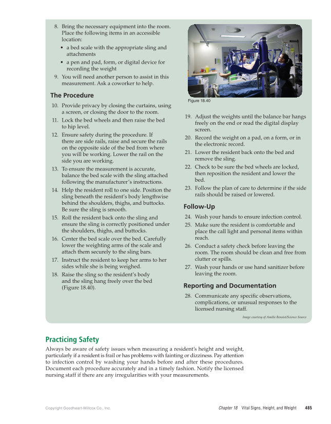 The Nursing Assistant: Essentials of Holistic Care, 1st Edition page 485