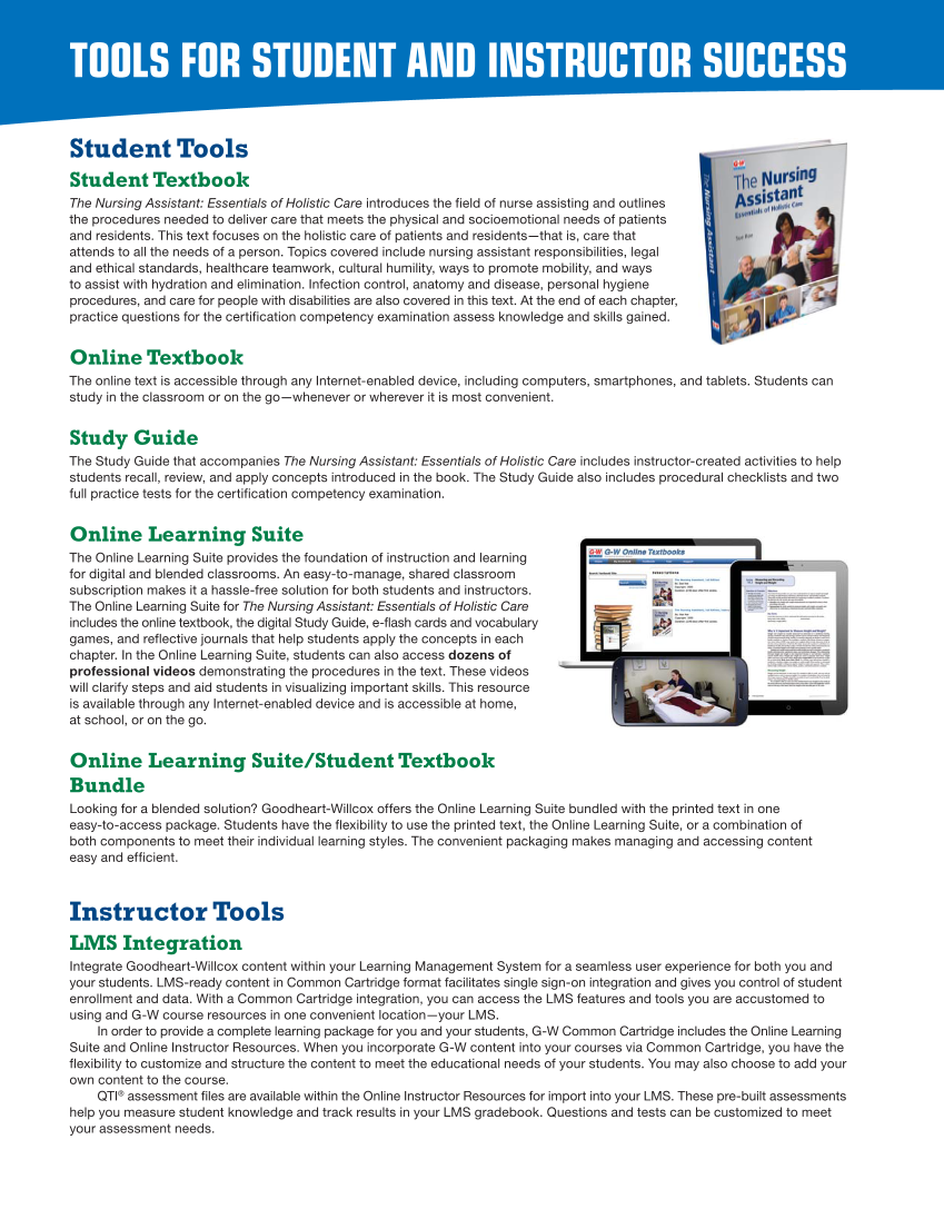 The Nursing Assistant: Essentials of Holistic Care, 1st Edition page M6