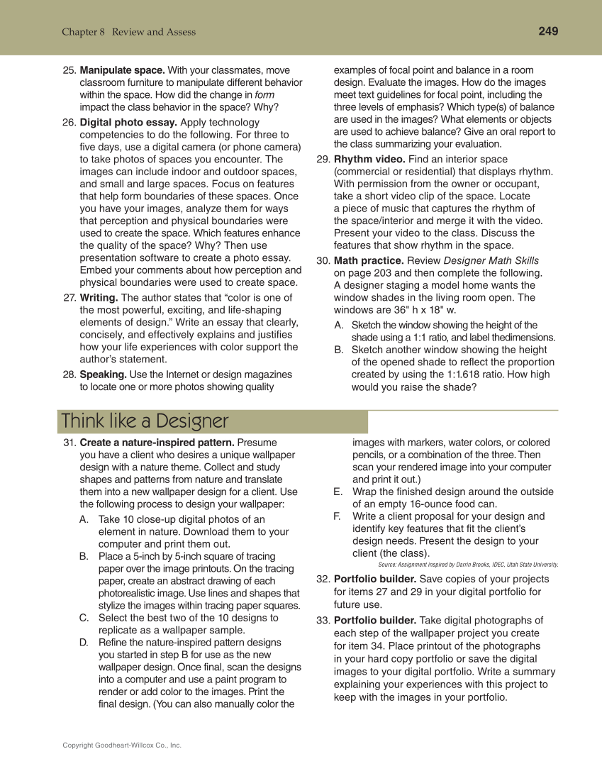 Interiors: Design, Process, and Practice, 2nd Edition page 249