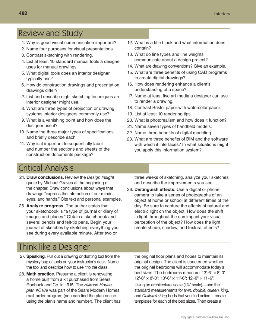 Interiors: Design, Process, and Practice, 2nd Edition page 482