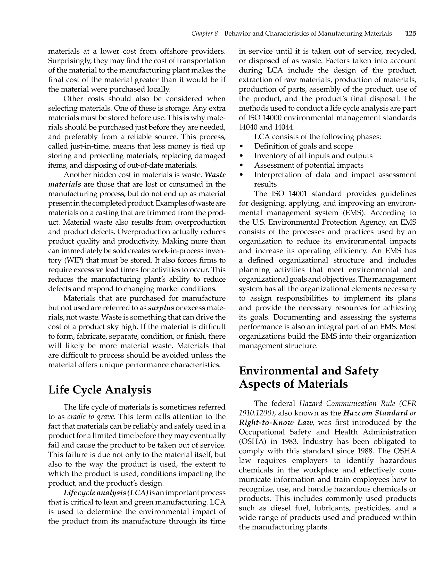 Manufacturing Processes, 3rd Edition page 125