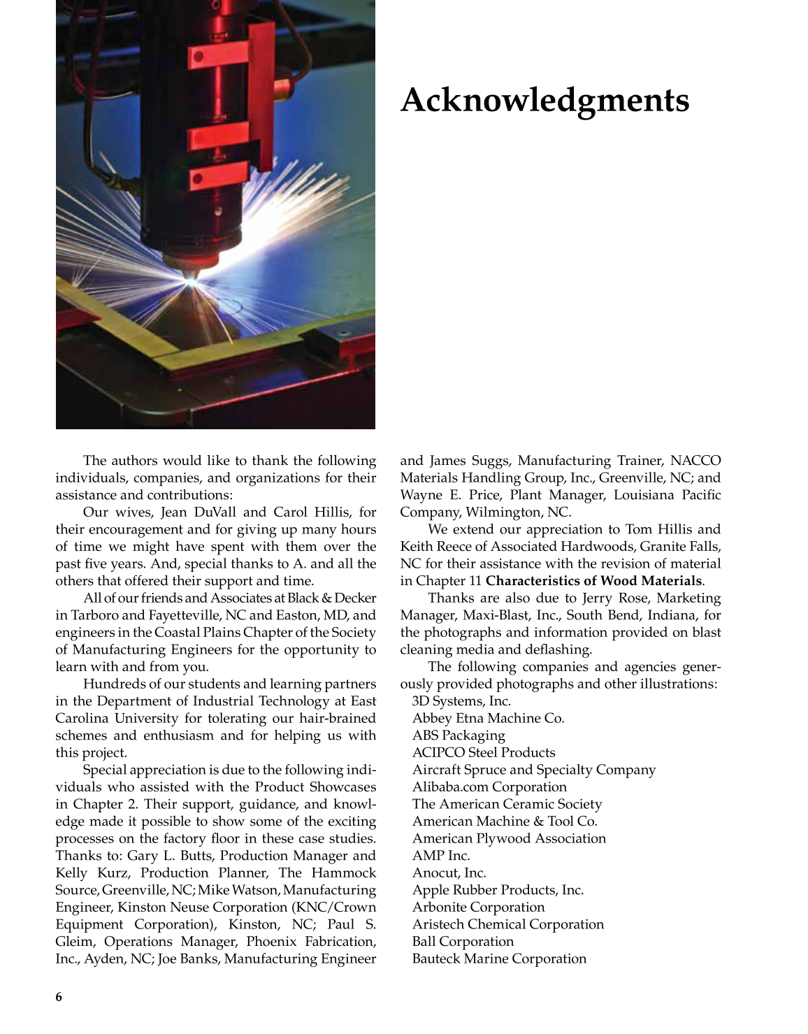 Manufacturing Processes, 3rd Edition page 6