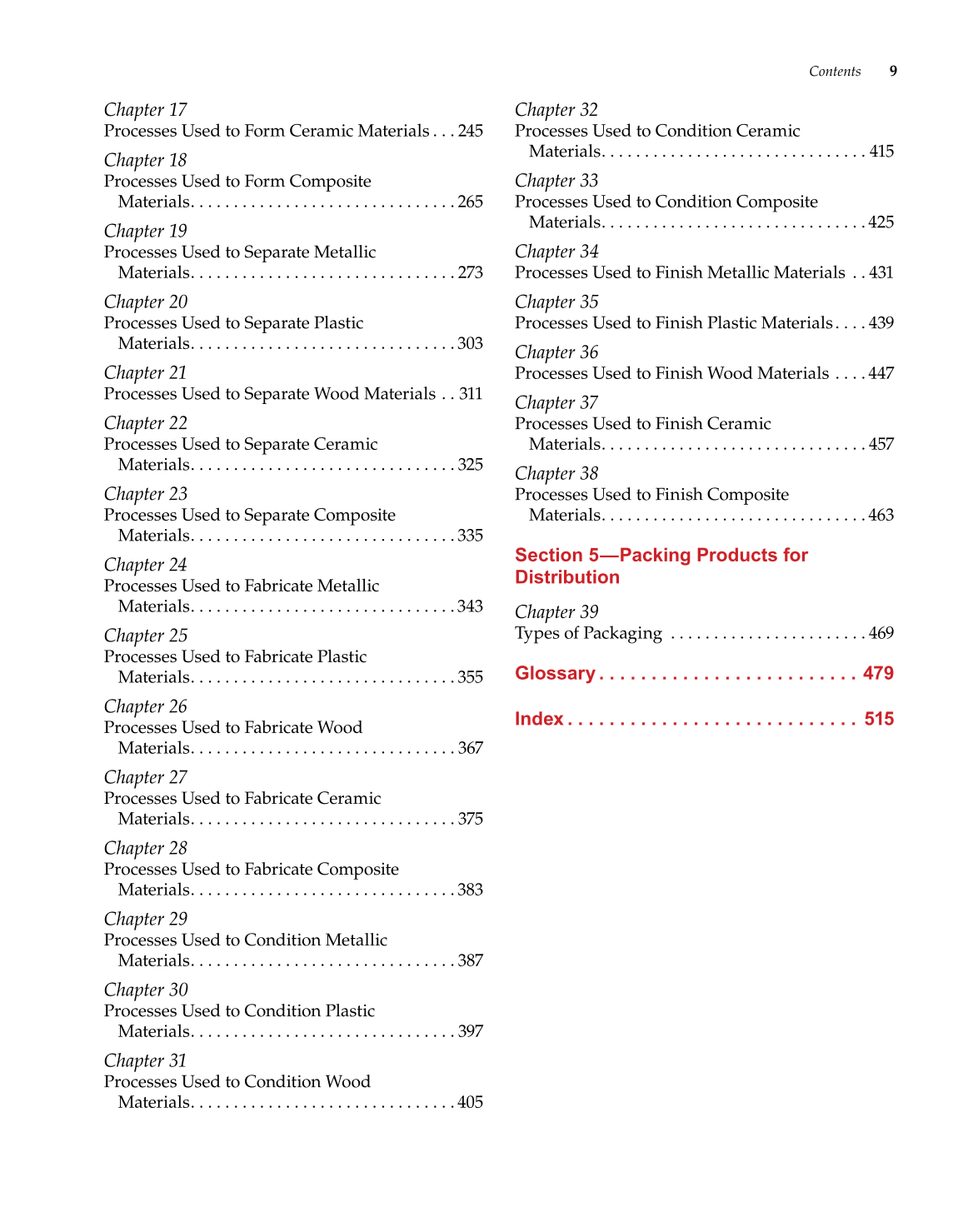 Manufacturing Processes, 3rd Edition page 9