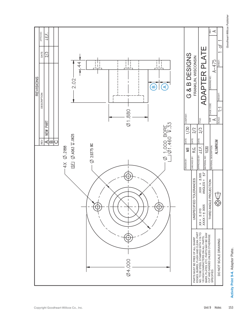 Machine Trades Print Reading 7e page 153