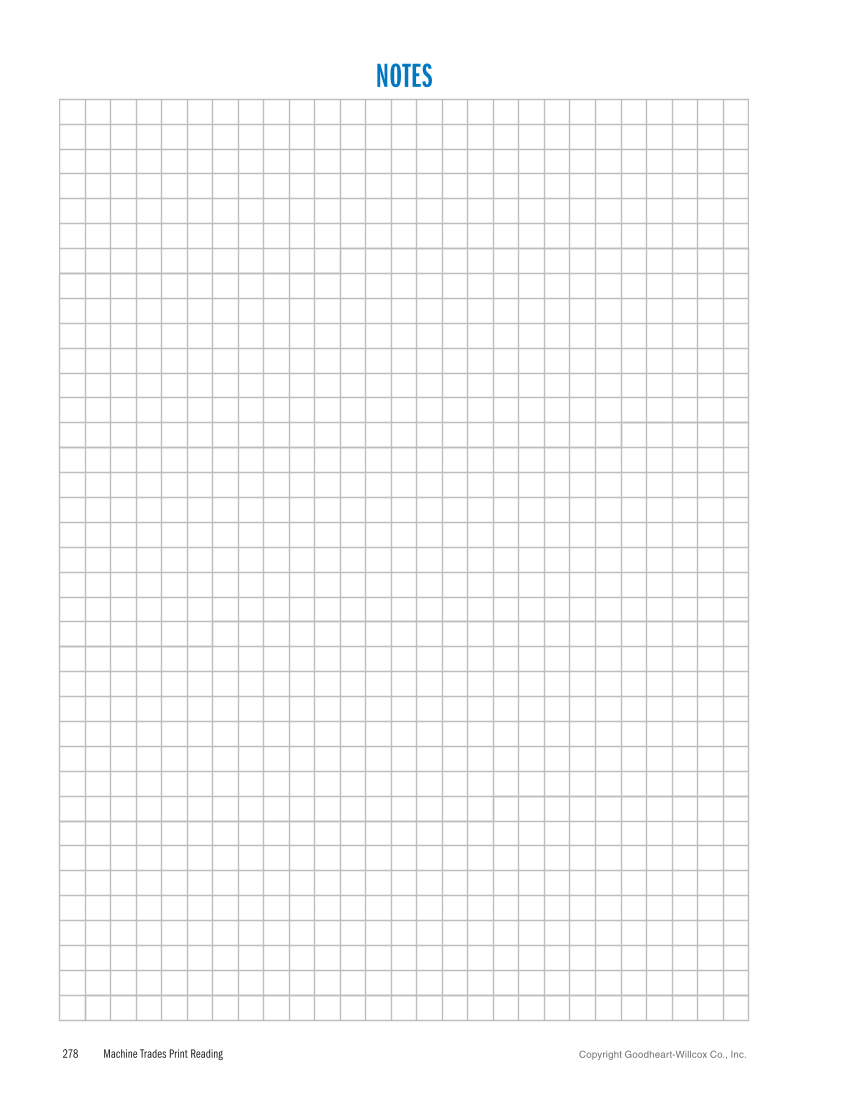 Machine Trades Print Reading 7e page 278