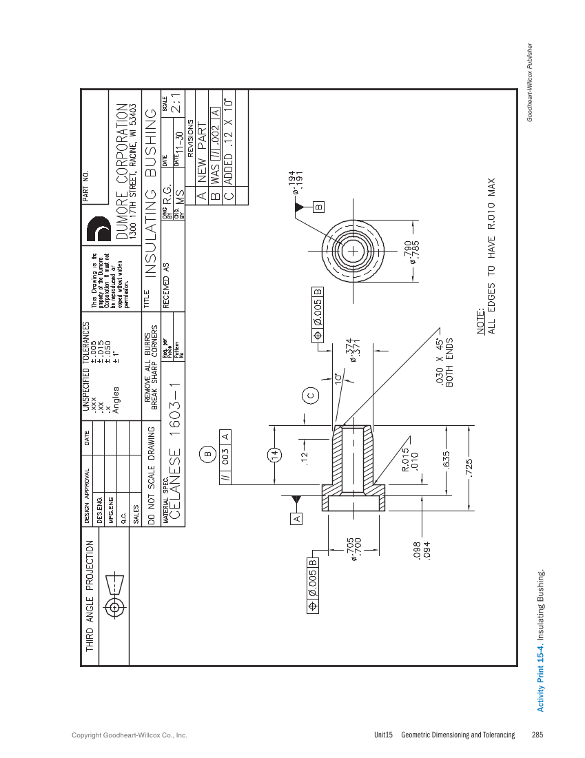 Machine Trades Print Reading 7e page 285