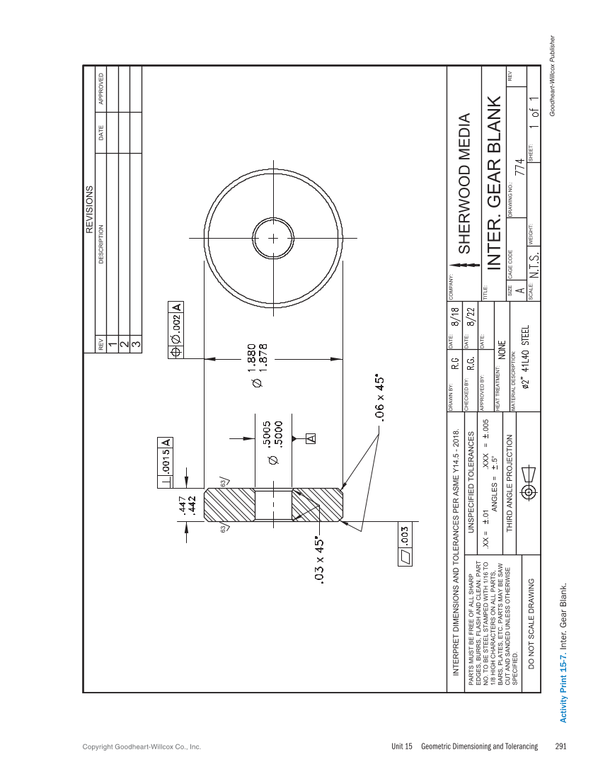 Machine Trades Print Reading 7e page 291