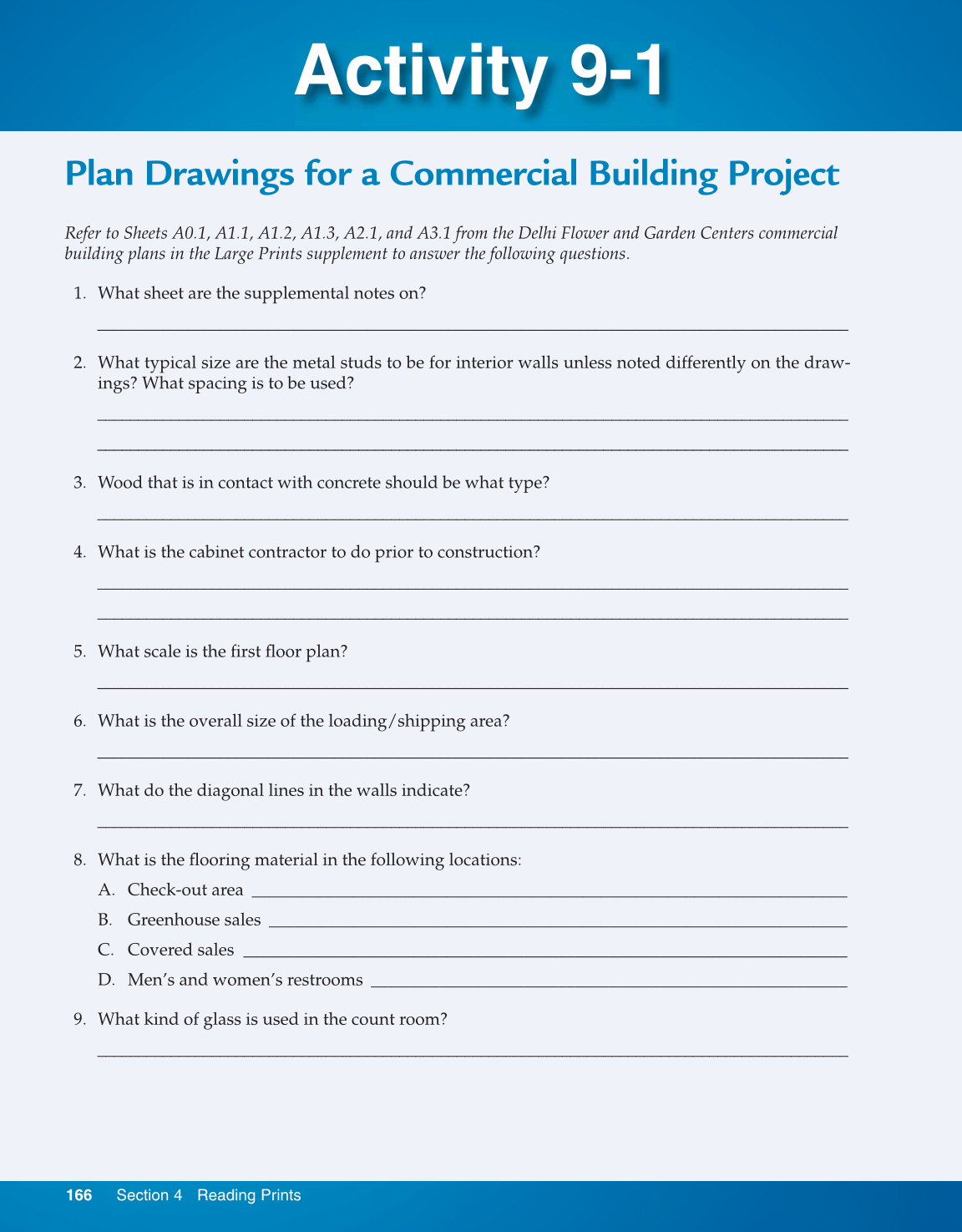 Print Reading For Construction 6th Edition Page 166 166 Of 360