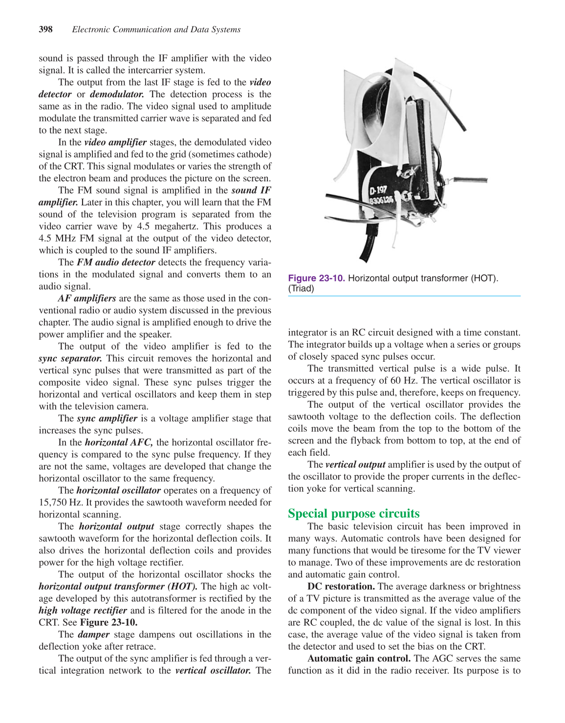 Electricity &amp; Electronics, 10th Edition page 398