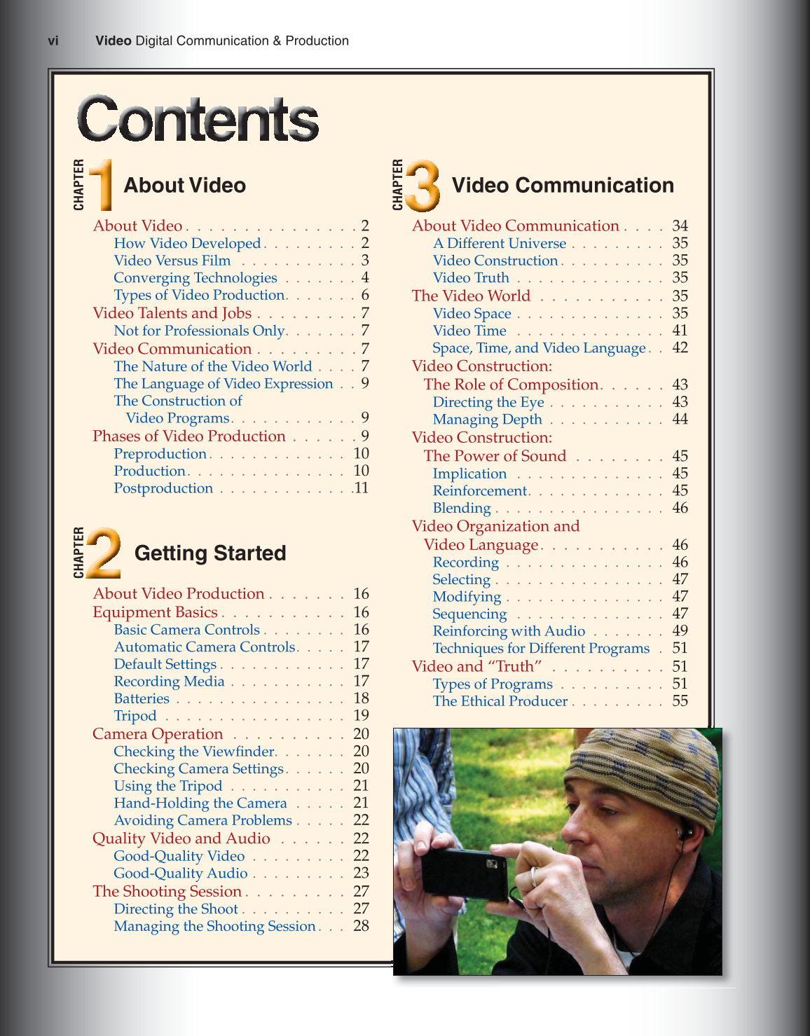 Video: Digital Communication &amp; Production, 3rd Edition page vi