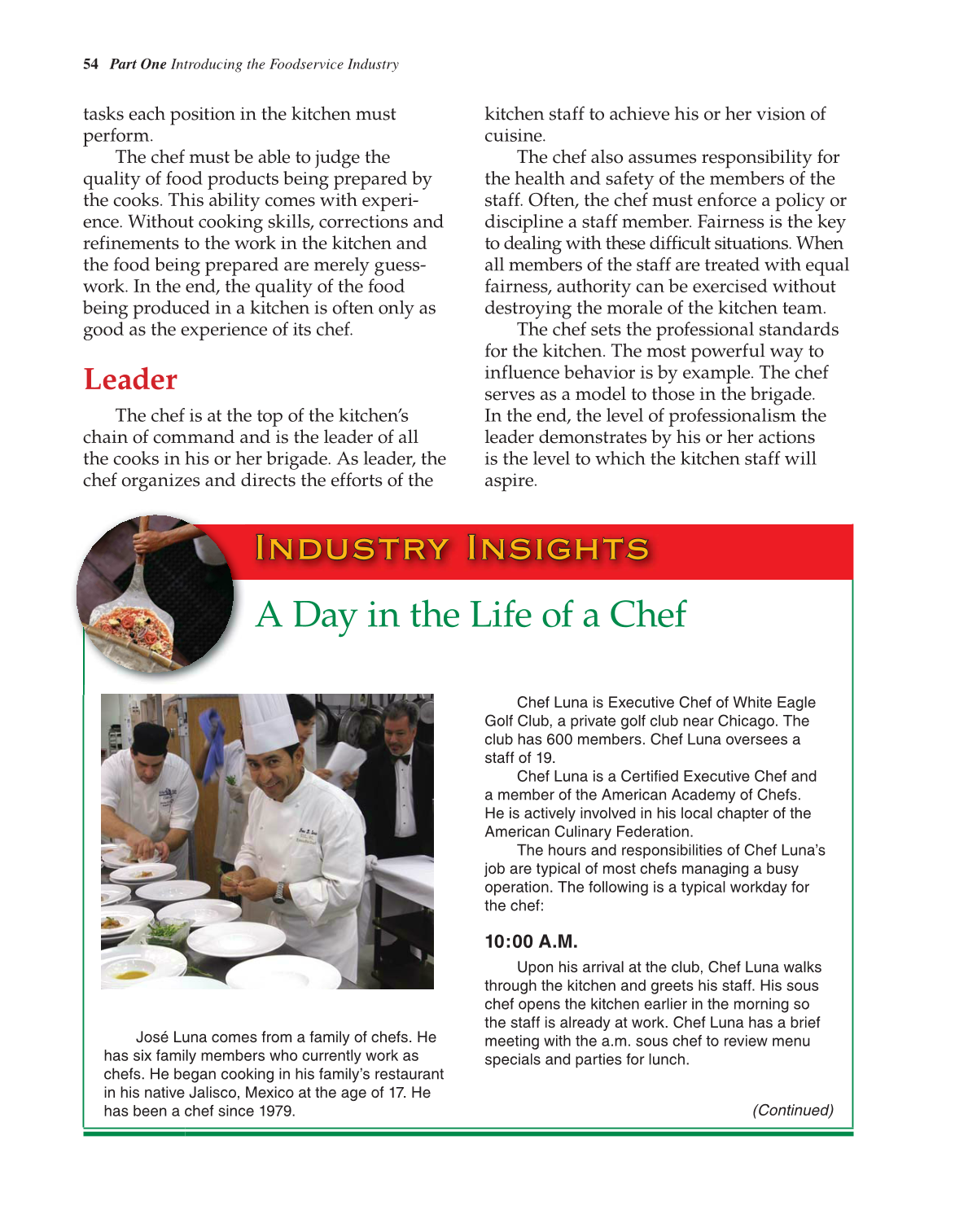 The Culinary Professional, 2nd Edition page 54
