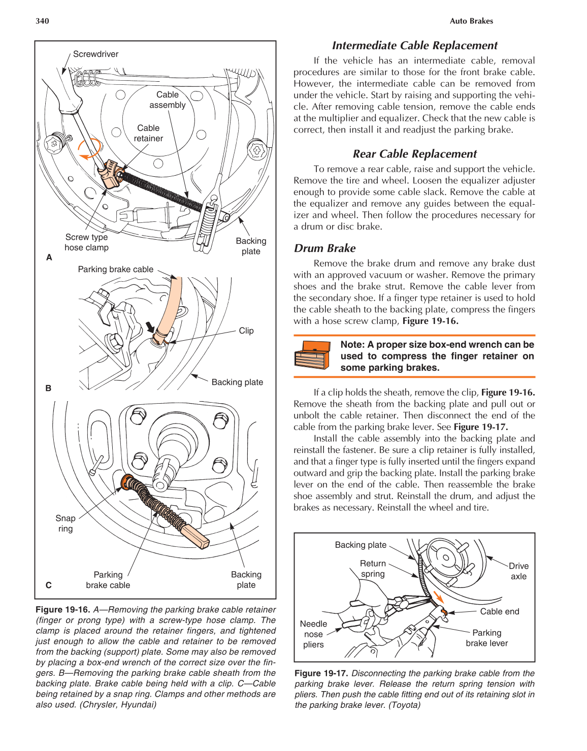 Auto Brakes, 4th Edition page 340