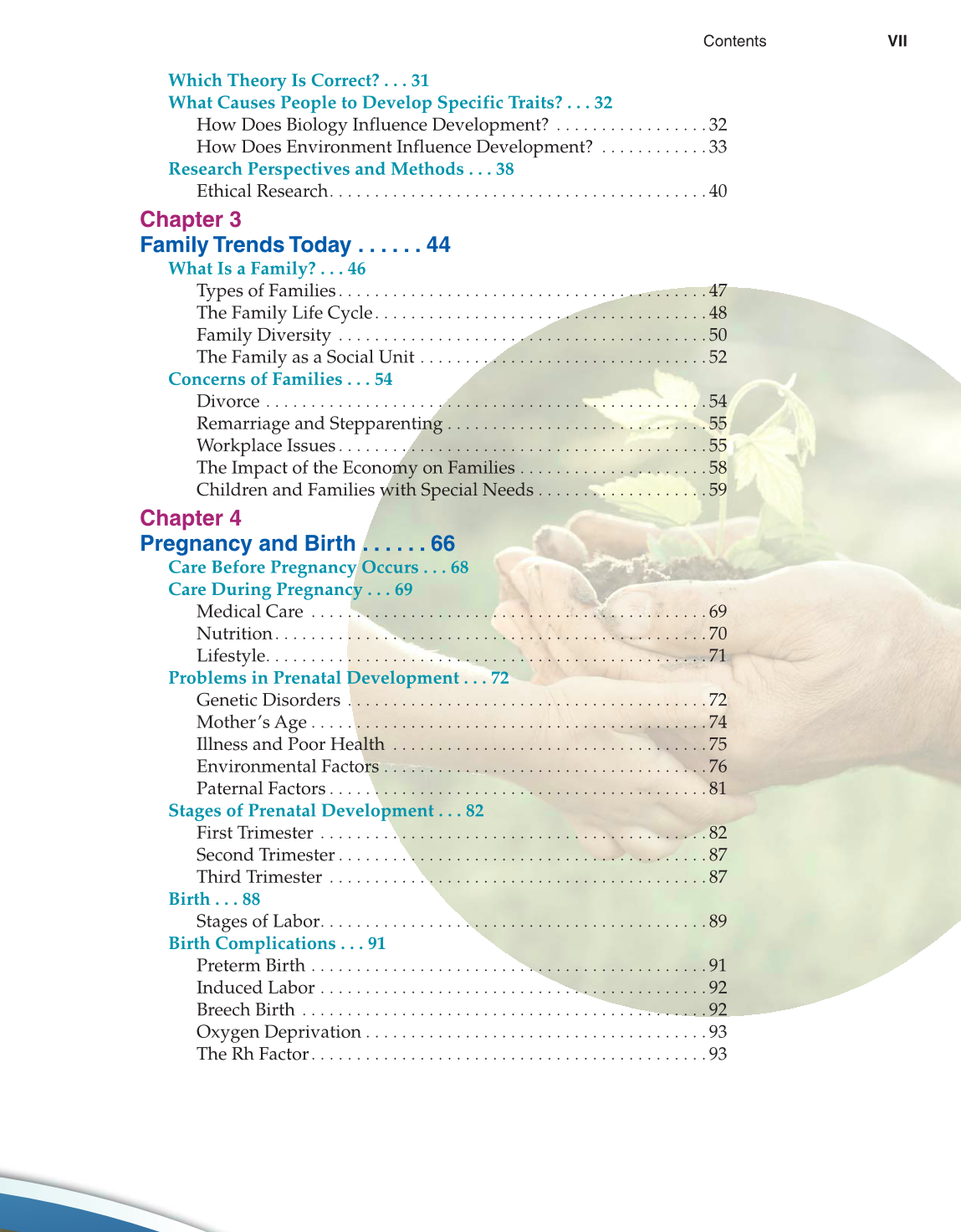 Lifespan Development, 1st Edition page VII