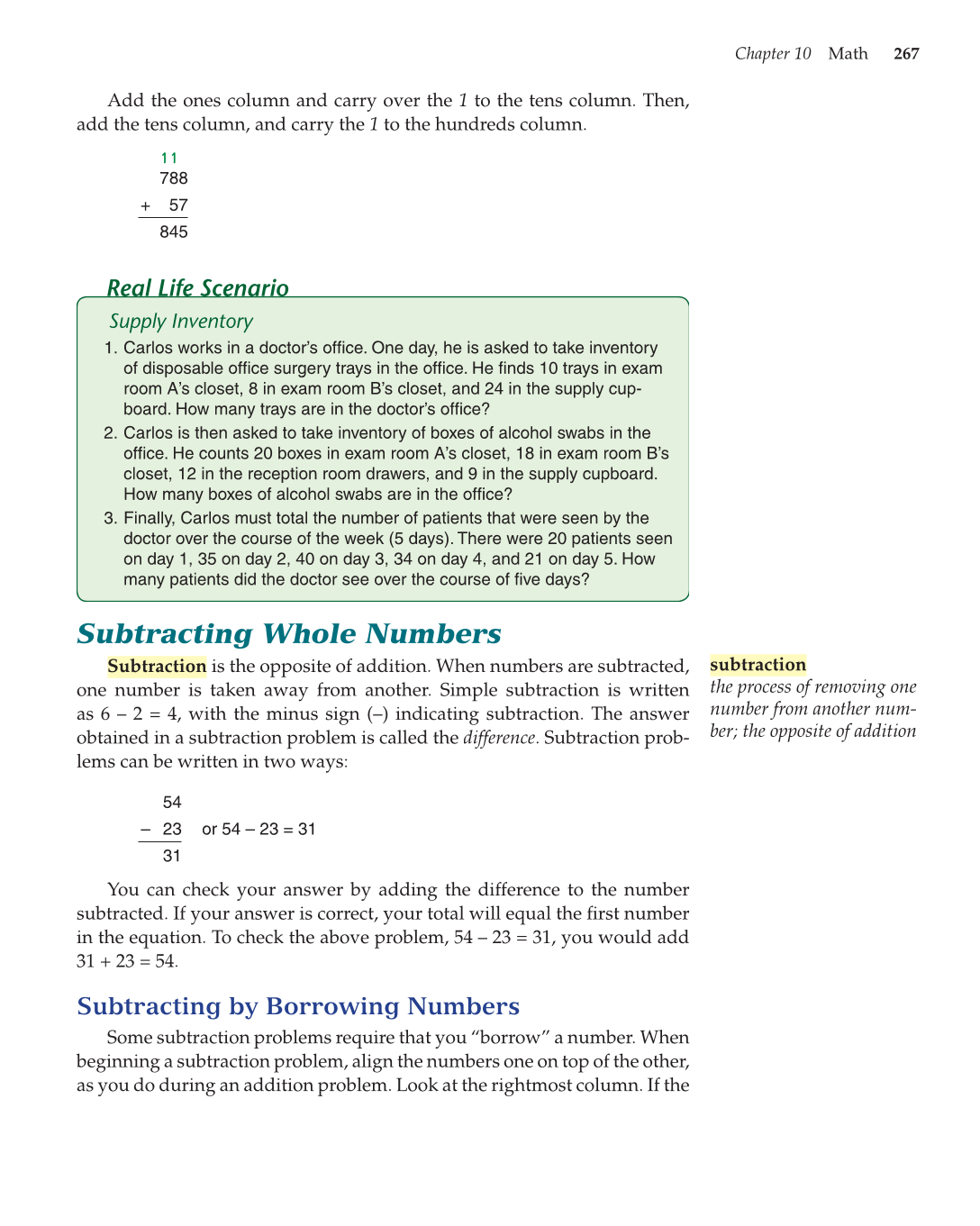 Essential Skills for Health Career Success, 1st Edition page 267