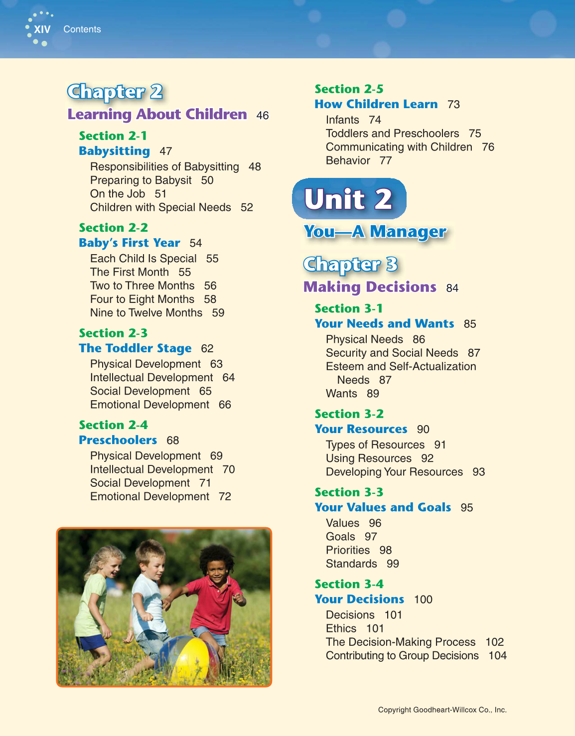 Exploring Life and Career: Introduction to Social Health, 7th Edition page XIV