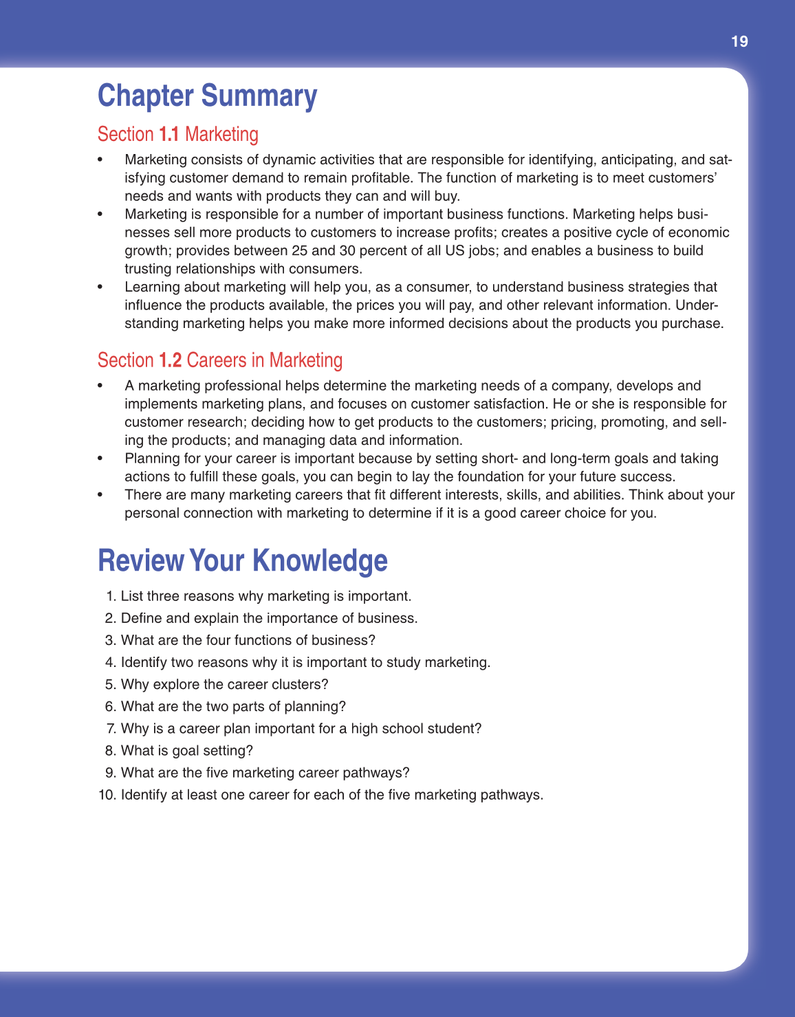 Marketing Dynamics, 3rd Edition page 19
