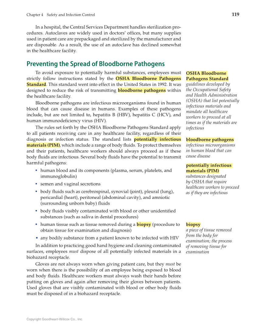 Health Science: Concepts and Applications, 1st Edition page 119