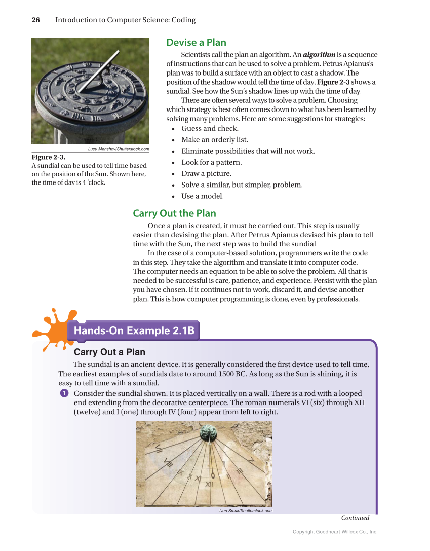 Introduction to Computer Science: Coding, 1st Edition page 26