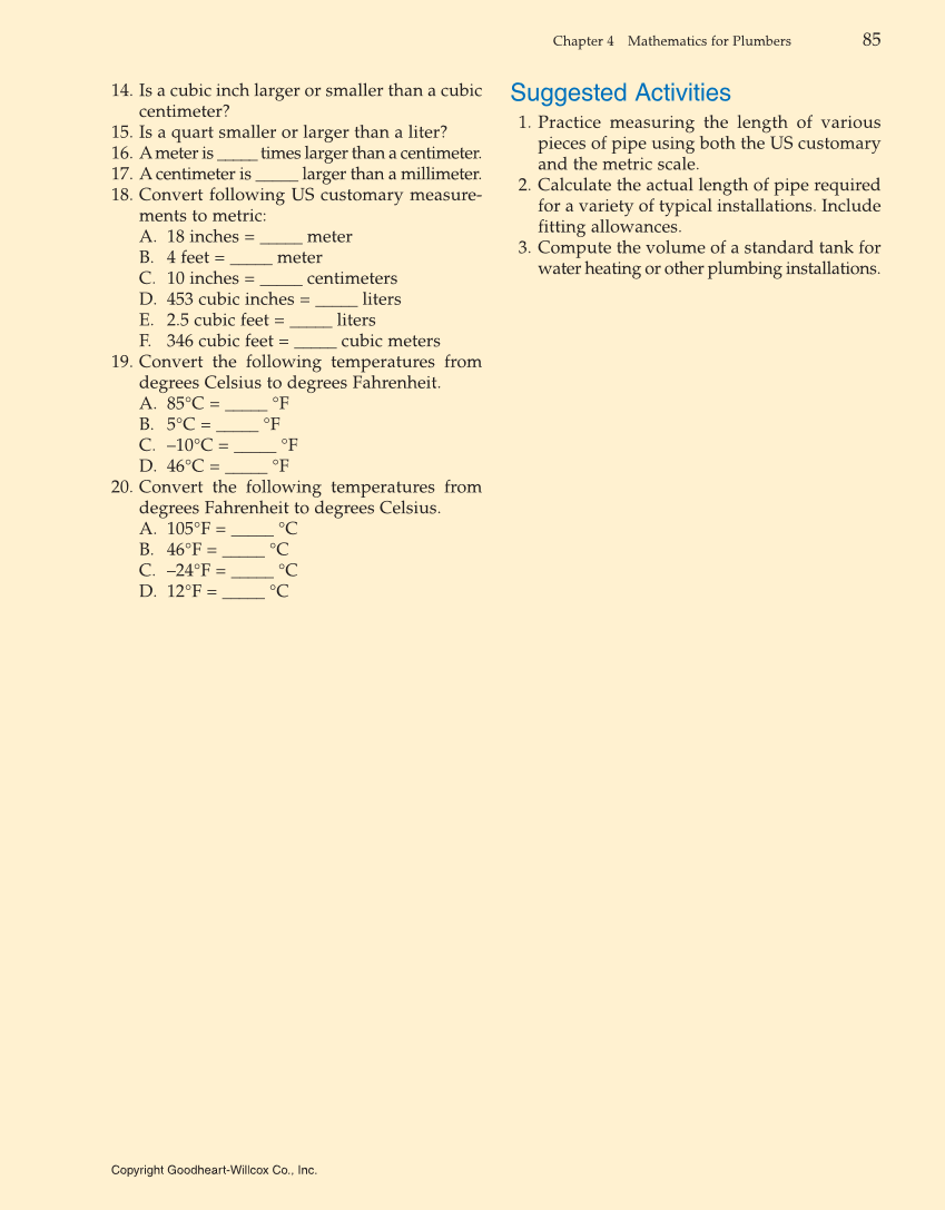 Modern Plumbing, 8th Edition page 85