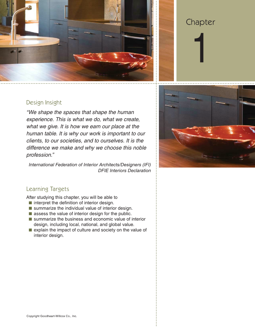 Interior Design, 1st Edition page 5