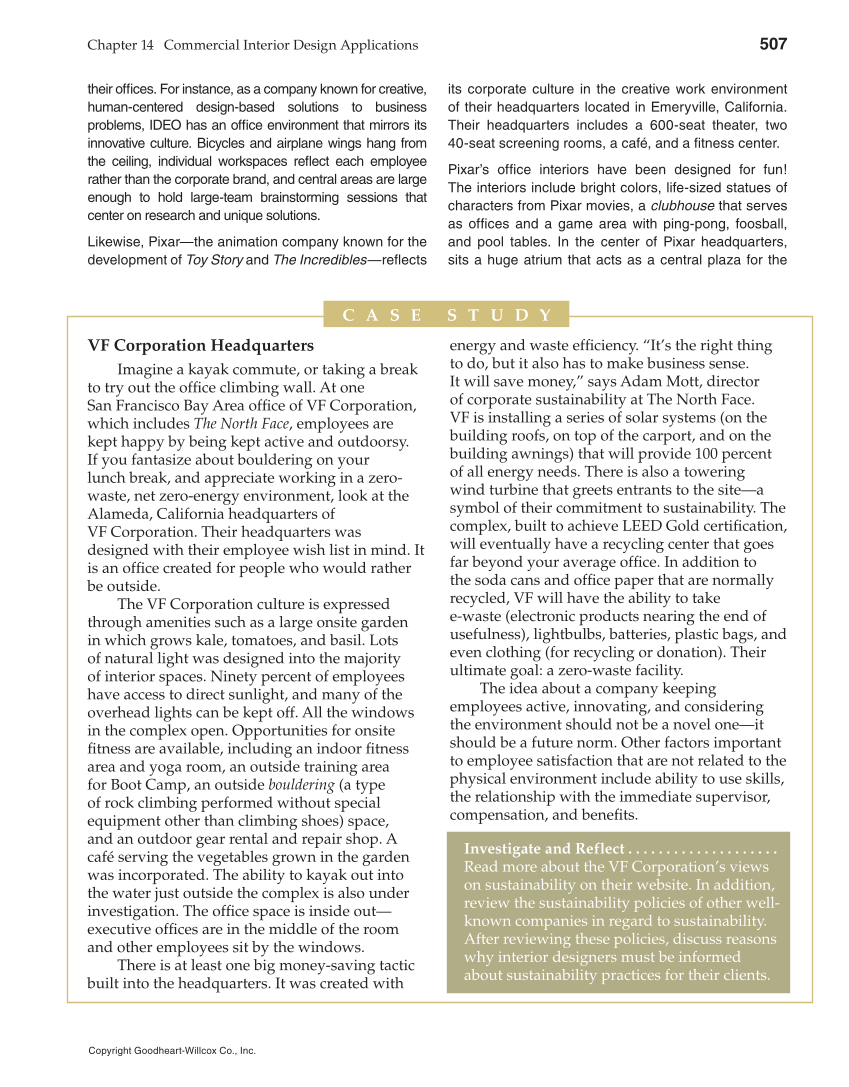 Interior Design, 1st Edition page 507