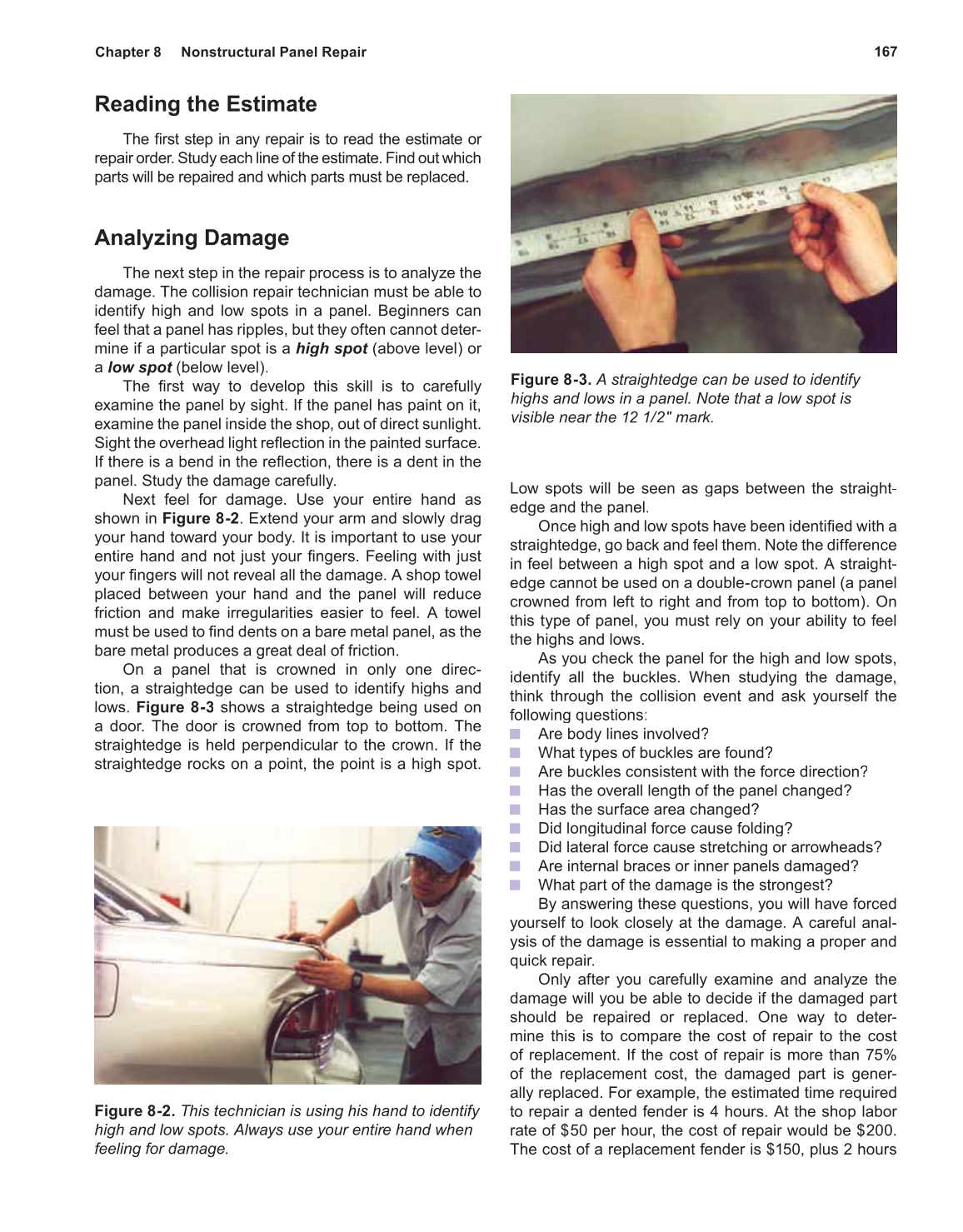 Auto Collision Repair and Refinishing, 1st Edition page 167