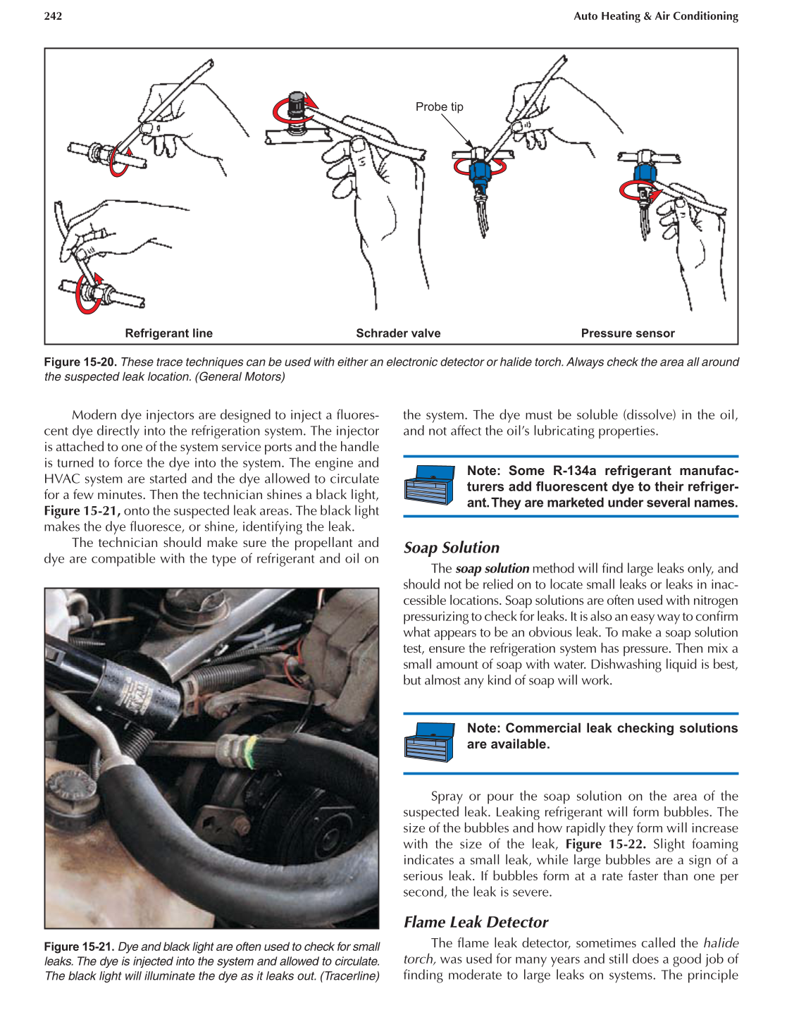 Auto Heating and Air Conditioning, A7, 3rd Edition page 242
