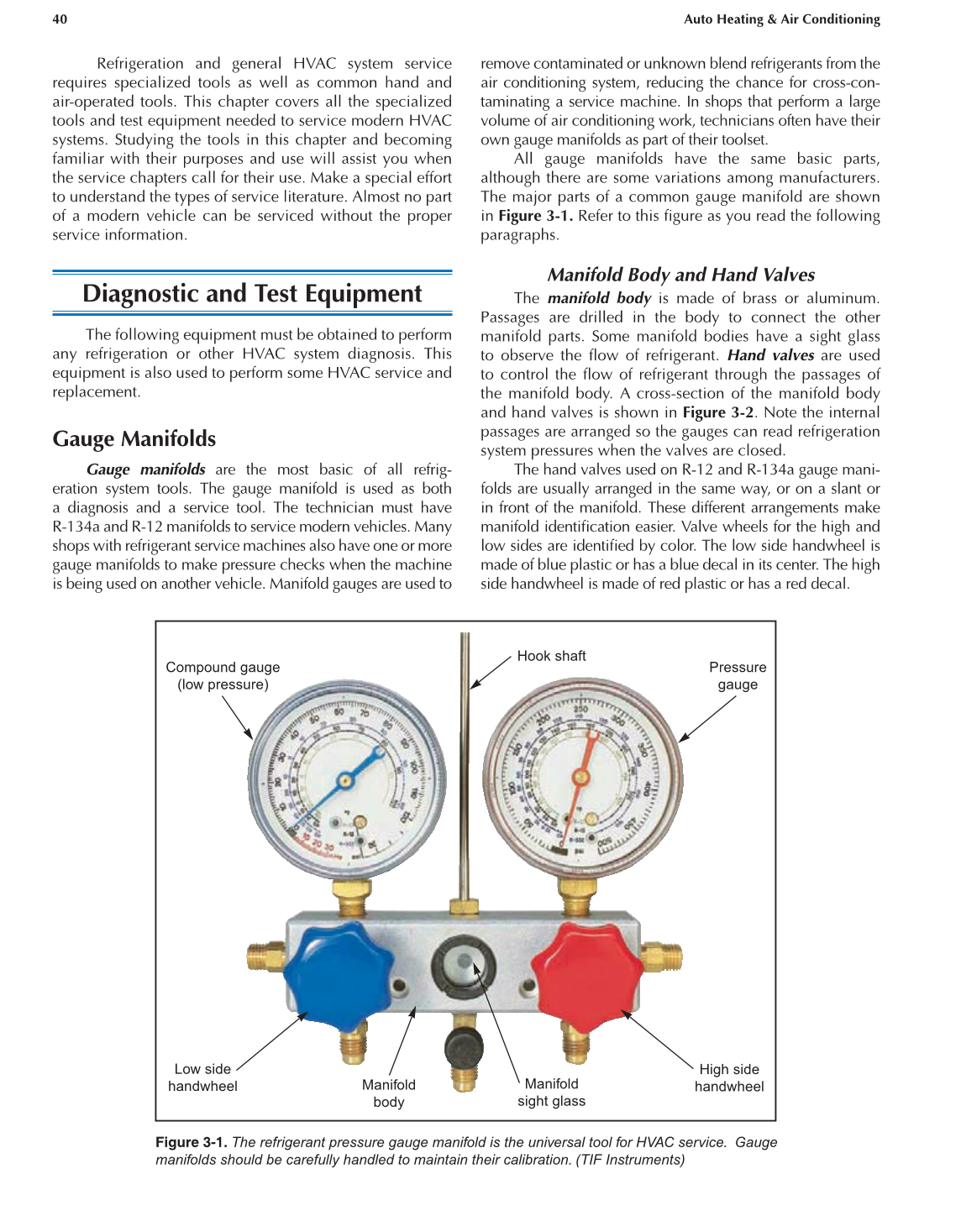 Auto Heating and Air Conditioning, A7, 3rd Edition page 40