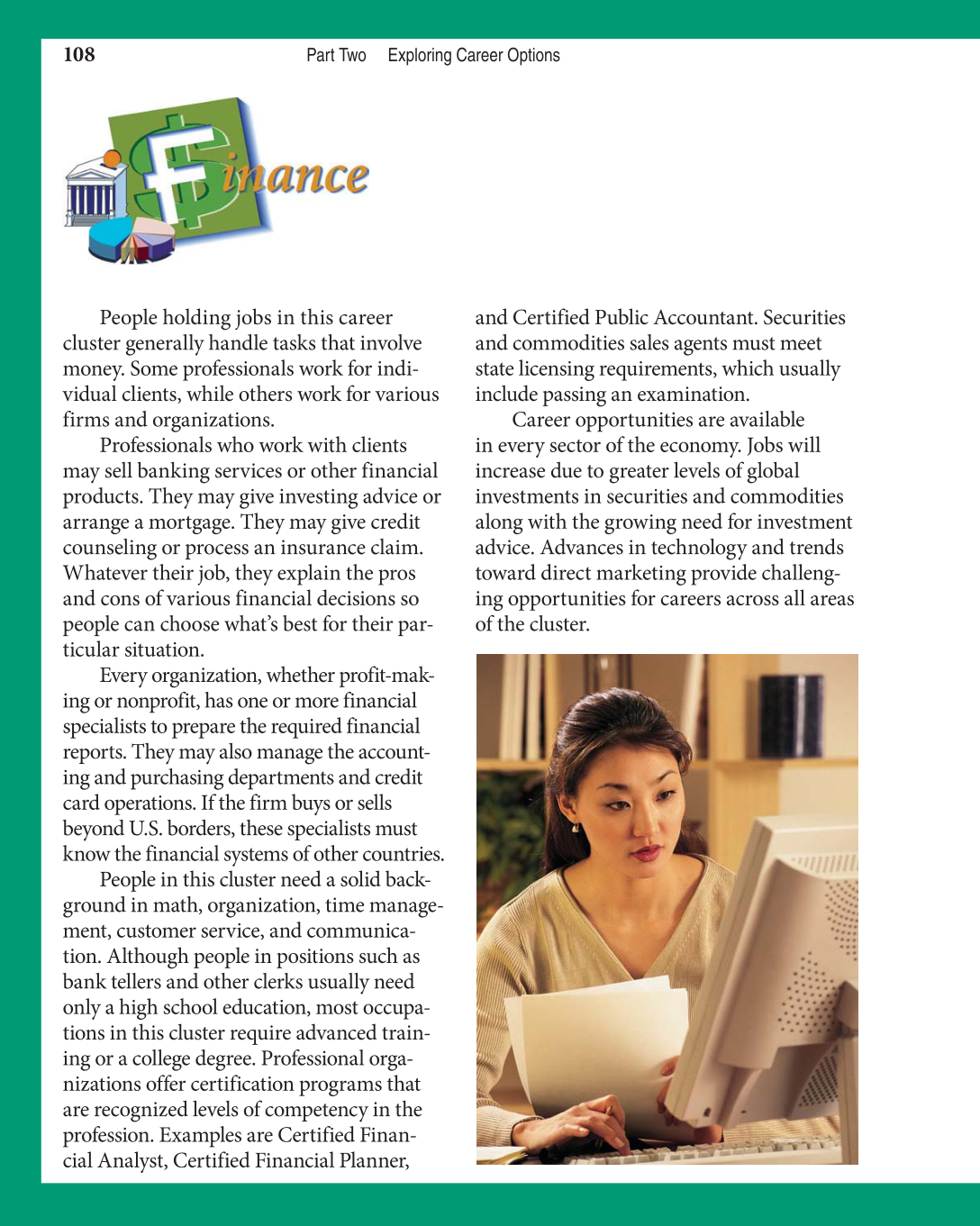 Discovering Careers, 7th Edition page 108