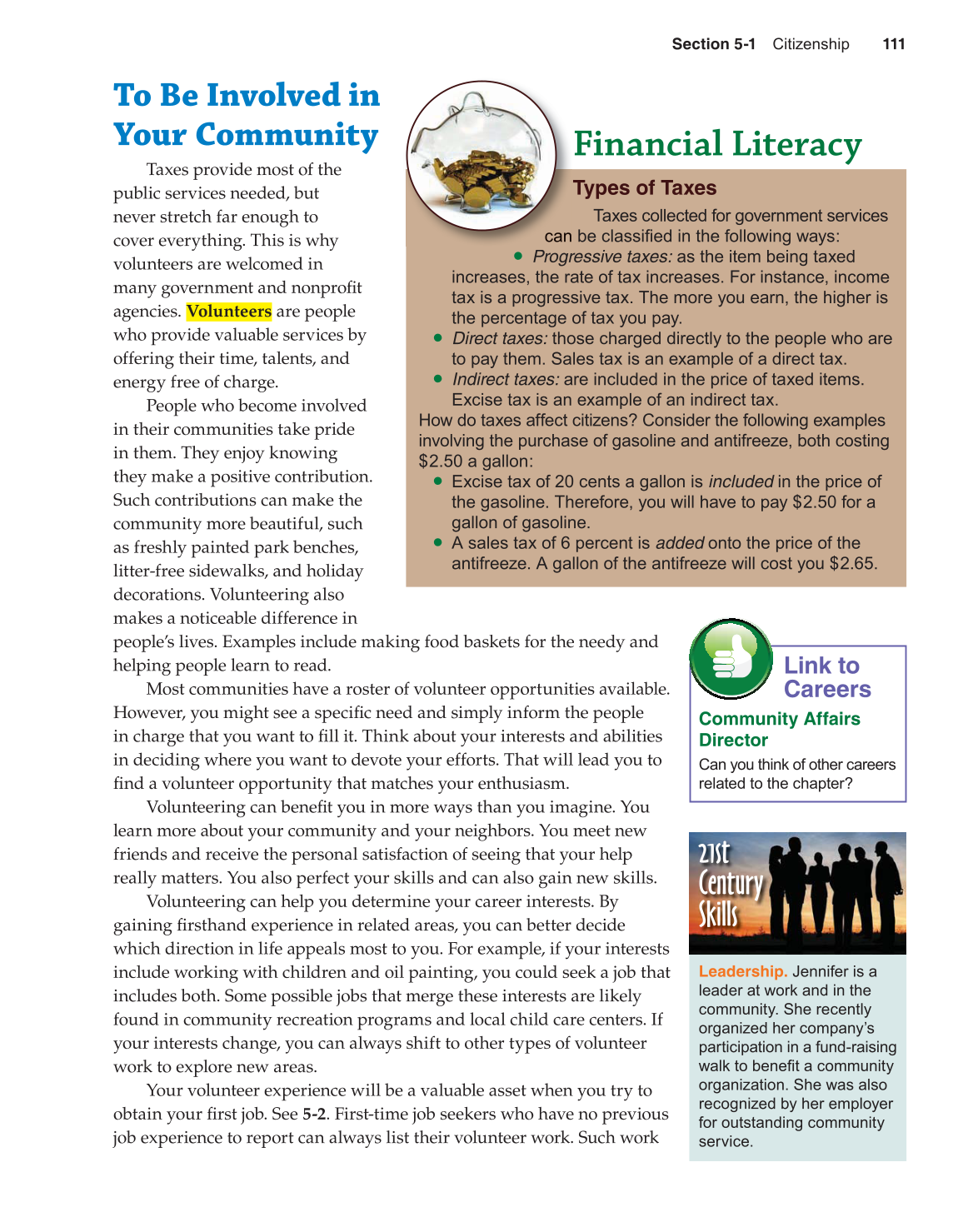 Succeeding in Life and Career, 10th Edition page 111